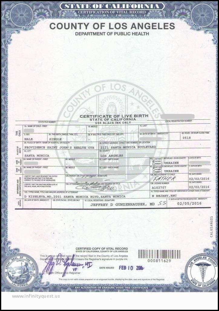 U.S. Birth Certificate Name Correction – Initial Payment