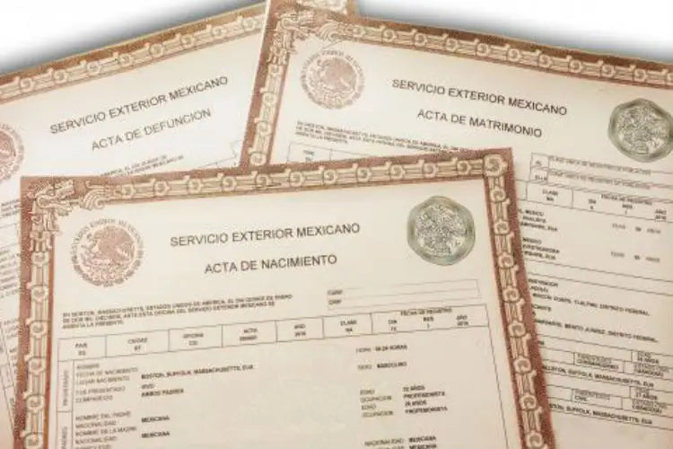 Search Request for an Existing Mexican Birth Certificate