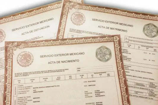 Mexican Birth Certificate (Search, Request and Original Copy included)